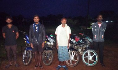 जशपुर पुलिस ने किया अंतर्राज्यीय बाइक चोर गिरोह का पर्दाफाश,