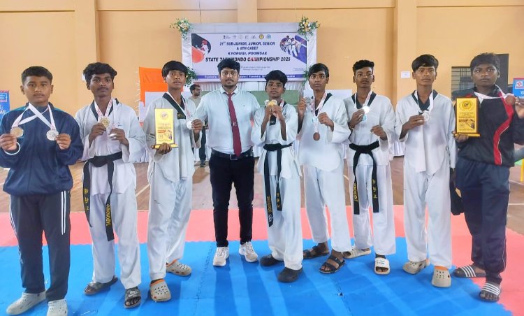 21वीं राज्य स्तरीय ताइक्वांडो प्रतियोगिता में जशपुर को मिले 14 गोल्ड, 5 कांस्य पदक