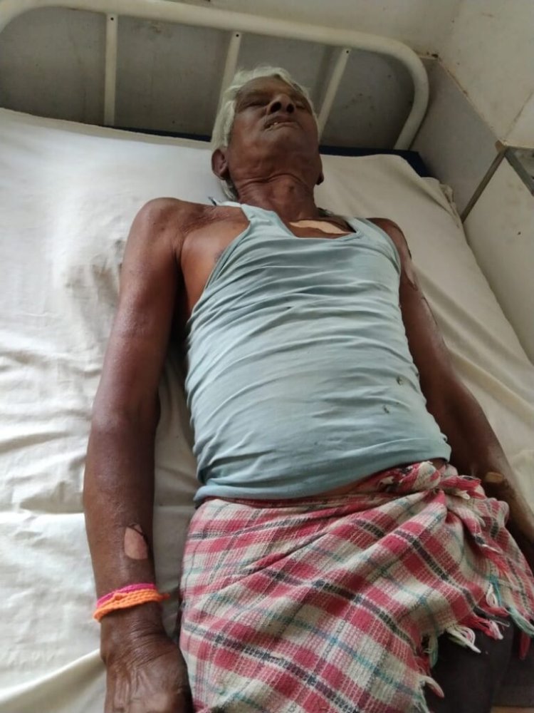 पड़ोसी के बिछाए बिजली के नंगे तार की चपेट में आकर किसान की मौके पर मौत