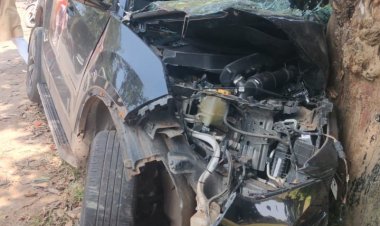 जशपुर में सड़क हादसे में कपड़ा कारोबारी कनक चिंडालिया के बेटे चेतन की सड़क हादसे में मौत, हैरियर कार हादसे में एक की मौत, तीन गंभीर रूप से घायल, एक को किया गया रांची रेफर