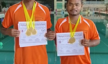 राज्यस्तरीय पैरा दिव्यांग तैराकी प्रतियोगिता में जशपुर जिले के खिलाड़ियों ने शानदार प्रदर्शन कर तीन गोल्ड और दो सिल्वर मैडल किए हासिल   सतेंद्र राम को मिले तीन गोल्ड मैडल, राष्ट्रीय दिव्यांग तैराकी प्रतियोगिता में छत्तीसगढ़ का करेंगे प्रतिनिधित्व