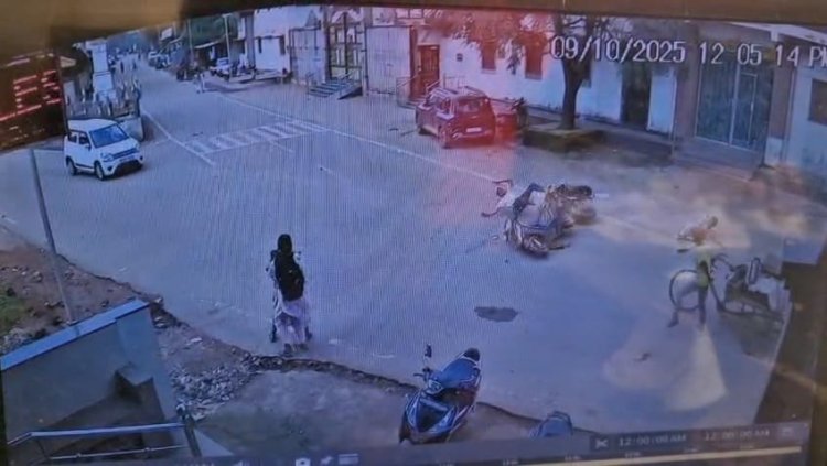 जशपुर में जैन मंदिर तिराहे पर भीषण सड़क हादसा  स्कूटी और बाइक की आमने सामने की भिड़ंत, दो लोग गंभीर रूप से घायल