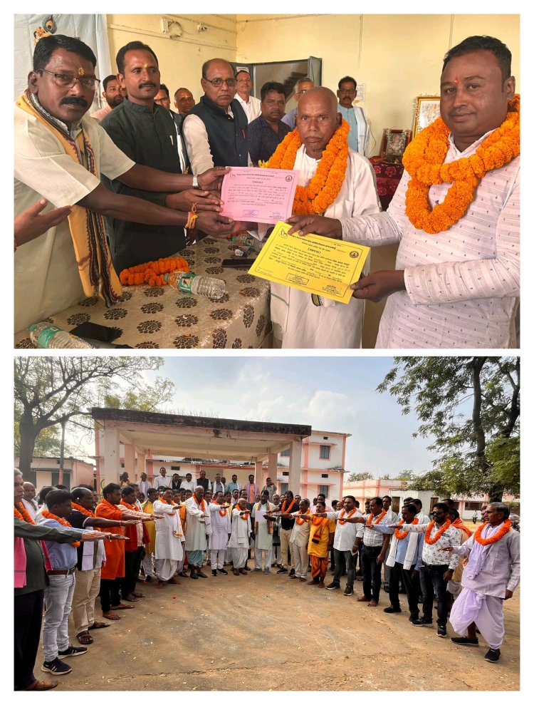 विकासखंड स्तरीय महाकुल समाज सेवा समिति की अहम बैठक संपन्न   अध्यक्ष रतन प्रसाद यादव एवं सचिव पूनम चंद्र यादव निर्विरोध निर्वाचित