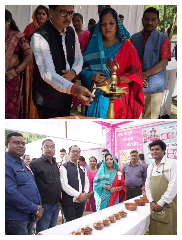 जिला पंचायत अध्यक्ष सालिक साय ने सरस मेला का किया शुभारंभ