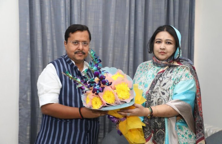 प्रियवंदा सिंह जूदेव ने भाजपा के राष्ट्रीय कार्यकारी अध्यक्ष नितिन नबीन को दी शुभकामनांए  दिल्ली मे उनके निवास पर की मुलाक़ात