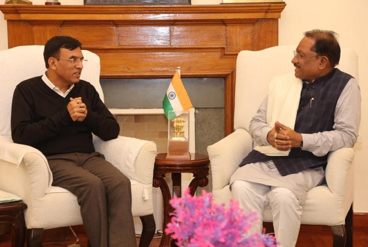 प्रथम खेलो इंडिया ट्राइबल गेम्स की मेजबानी छत्तीसगढ़ को  मुख्यमंत्री विष्णु देव साय ने केंद्रीय मंत्री मनसुख मांडविया से की भेंट