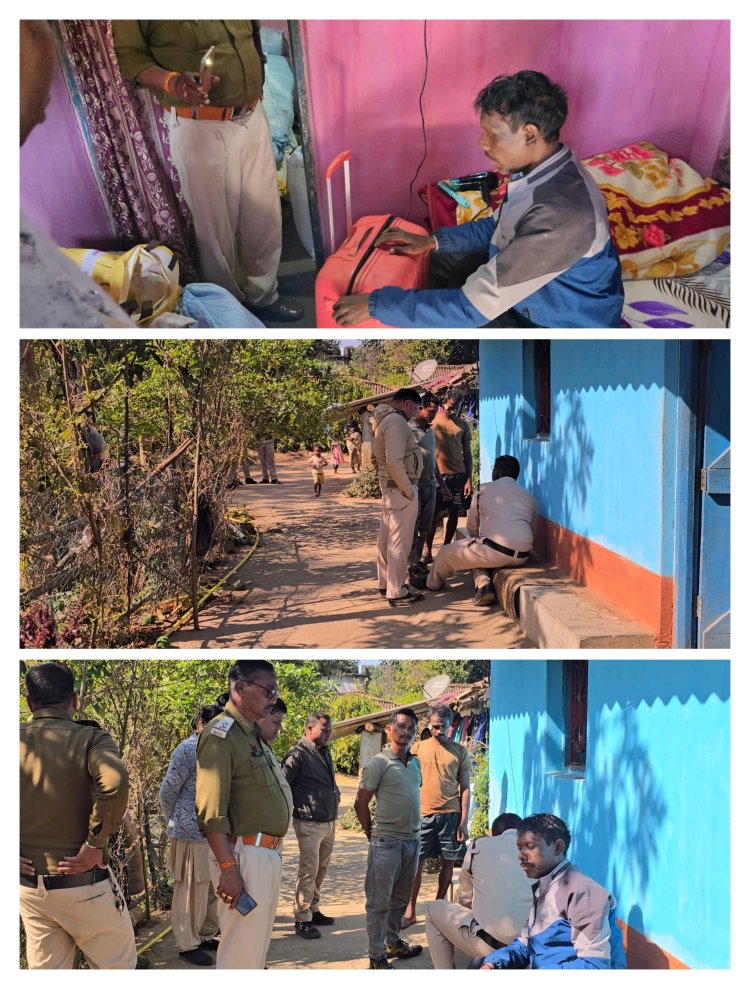 करोड़ों के सोना चोरी के मामले में जशपुर पुलिस का सघन तलाशी अभियान तेज,   फरार आरोपियों के घरों और संभावित ठिकानों पर लगातार दी जा रही दबिश