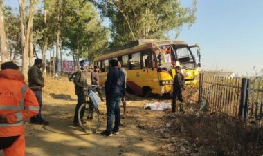शादी से पहले अस्पताल पहुंच गए दूल्हा दुल्हन और बाराती, बस हादसे में 15 घायल