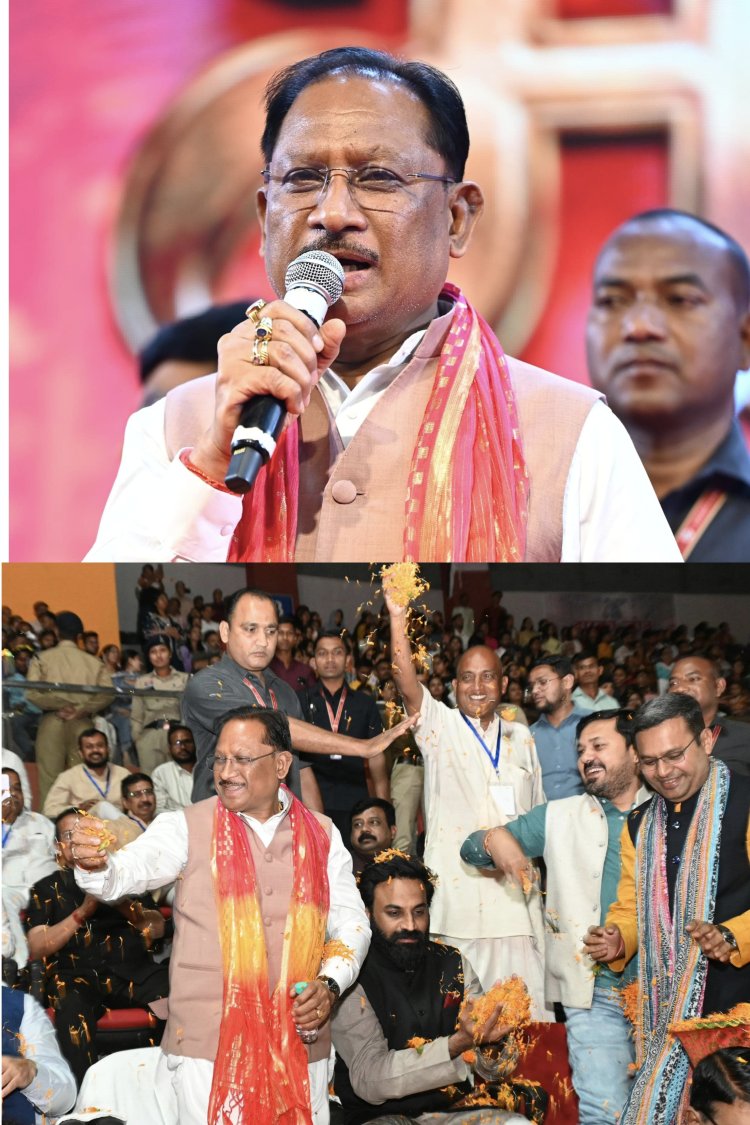 *मुख्यमंत्री श्री साय ने भक्तों के संग खेली फूलों की होली*