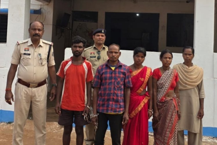 जादू-टोना के शक में महिला की हत्या, पति समेत चार आरोपी गिरफ्तार