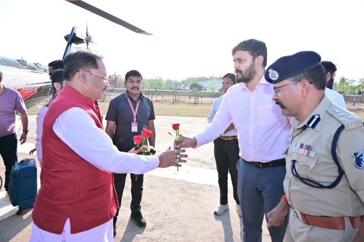 *गृह ग्राम बगिया पहुंचे, मुख्यमंत्री विष्णु साय का हुआ आत्मीय स्वागत*