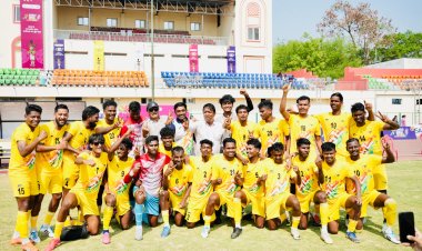 *खेलो इंडिया ट्राइबल गेम्स 2026: कर्नाटक बना ओवरऑल चैंपियन, मेजबान छत्तीसगढ़ नौवें स्थान पर*  * पश्चिम बंगाल ने फाइनल में छत्तीसगढ़ को 1-0 से हराकर पुरुष फुटबॉल का स्वर्ण पदक जीता*