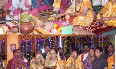 बगीचा में गूंज रहा हरि नाम — 72 घंटे का अखण्ड संकीर्तन बना आस्था का महासागर, मुख्यमंत्री की धर्मपत्नी कौशल्या साय हुईं शामिल*