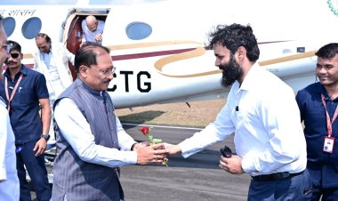 *मुख्यमंत्री के दौरे का कार्यक्रम जारी, दोपहर बाद 3 बजे जशपुर जिले के बगिया हेलीपैड से रायपुर प्रस्थान करेंगे मुख्यमंत्री साय*