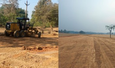 *रायपुर-धनबाद इकोनॉमिक कॉरिडोर का अहम हिस्सा धरातल पर, जशपुर जिले में पत्थलगांव से झारखण्ड की सीमा तक सड़क निर्माण कार्य तेज*