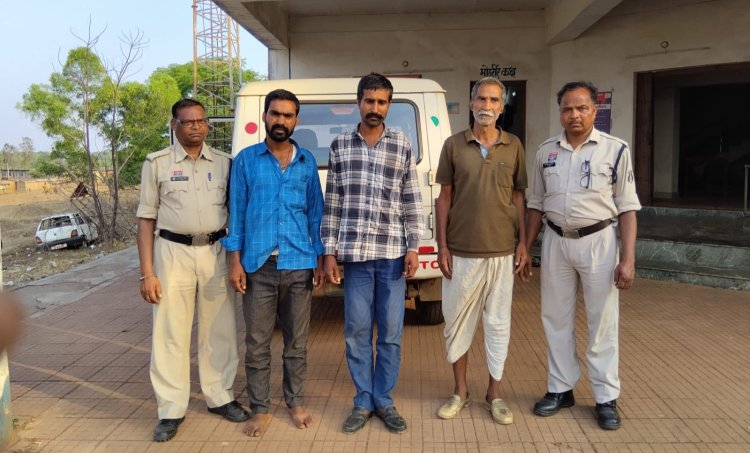 *जमीन विवाद में एक पक्ष ने दूसरे पर किया जानलेवा हमला तीन लोग घायल, हमले के तीन आरोपी गिरफ्तार*