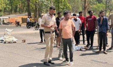 *डिलीवरी देने निकला युवक बना हादसे का शिकार, ट्रक ने मारी टक्कर, मौके पर मौत*