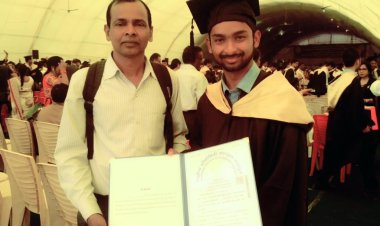 *तेंदूपत्ता संग्राहक के बेटे अजय गुप्ता बने भारतीय वन सेवा के अधिकारी*  *अजय की सफलता छत्तीसगढ़ के वनाश्रित परिवारों के अटूट विश्वास की जीत है - मुख्यमंत्री विष्णु देव साय*