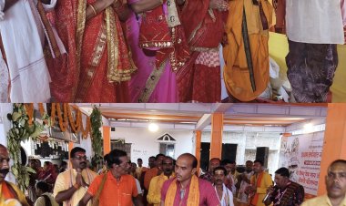 *दोकड़ा में भक्ति का महासंगम : श्री जगन्नाथ मंदिर स्थापना प्रथम वर्षगांठ महोत्सव में शुरू हुआ हरि कीर्तन अष्ट प्रहरी महायज्ञ*