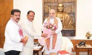 *छत्तीसगढ़ में अखिल भारतीय आयुर्वेद संस्थान के स्थापना का प्रस्ताव लेकर अमित शाह से मिले मुख्यमंत्री विष्णुदेव साय*