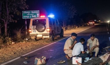 *रामगढ़ महोत्सव से लौट रहे 7 नाबालिगों को ट्रक ने रौंदा: 15 वर्षीय किशोर की मौत, 6 घायल, चालक फरार*