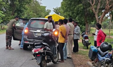*लवाकेरा–कुनकुरी मार्ग पर दो बाइक की आमने सामने की भिड़ंत, दो युवक गंभीर घायल*  *हेलमेट पहनने से टला बड़ा हादसा, 112 की मदद से घायलों को अस्पताल पहुंचाया गया*