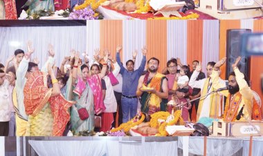 *जगन्नाथ रथयात्रा महोत्सव दोकड़ा : पांच दिवसीय भगवान जगन्नाथ कथा का द्वितीय दिवस संपन्न*  *श्रीकृष्ण जन्म एवं बाल लीलाओं का भावपूर्ण वर्णन सुन भाव-विभोर हुए हजारों श्रद्धालु*