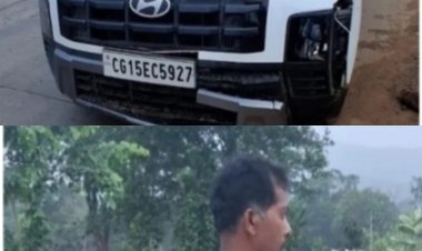 *एनएच 43 में दर्दनाक सड़क हादसे में युवक की मौत*  *तेज रफ्तार क्रेटा ने पैदल लौट रहे युवक को रौंदा, मौके पर मौत*