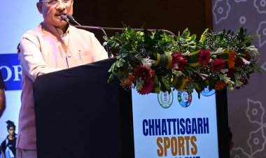 *मुख्यमंत्री विष्णु देव साय छत्तीसगढ़ में पहली बार आयोजित स्पोर्ट्स कॉन्क्लेव में हुए शामिल*   *खेलो इंडिया ट्राइबल गेम्स में राज्य के पदक विजेता खिलाड़ियों को दी प्रोत्साहन राशि*