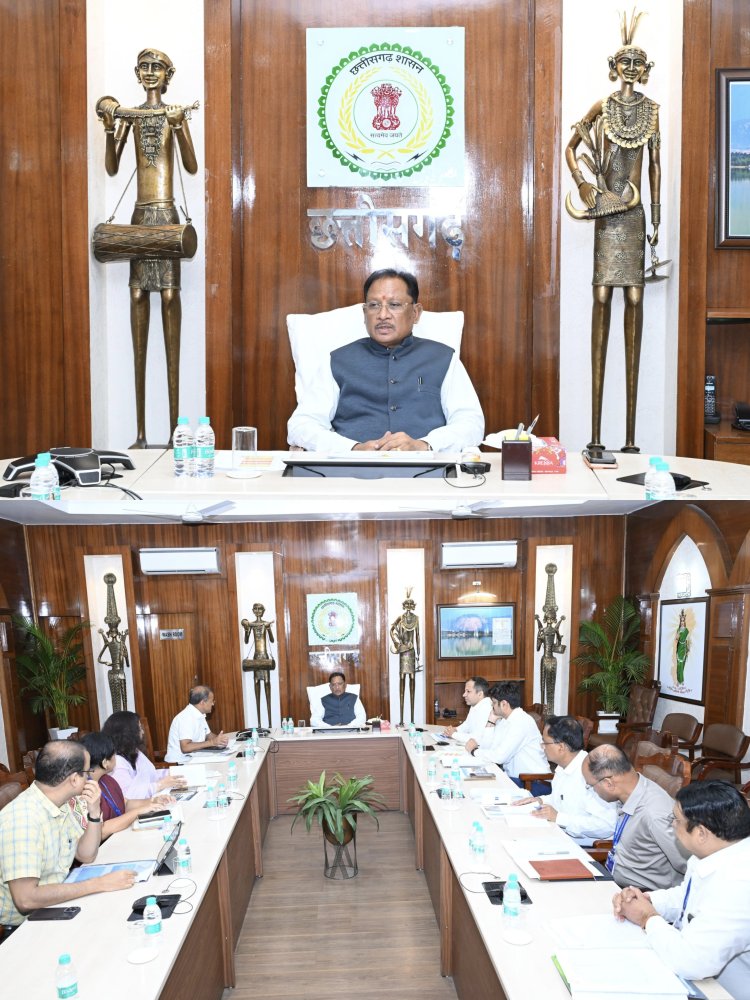 *मुख्यमंत्री विष्णु देव साय ने खरीफ-2026 एवं संभावित अल्प वर्षा की तैयारियों की उच्चस्तरीय समीक्षा की*  *अल्प वर्षा की हर चुनौती से निपटने के लिए सरकार पूरी तरह तैयार : मुख्यमंत्री विष्णुदेव साय*