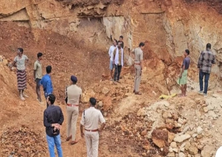 *अवैध पत्थर खदान धंसी, मलबे में दबकर दो युवकों की मौत*