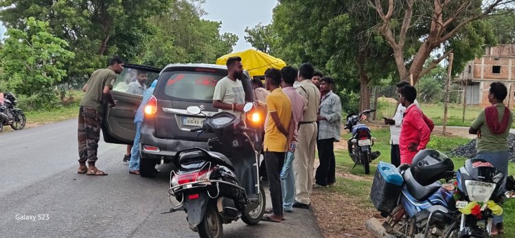 *लवाकेरा–कुनकुरी मार्ग पर दो बाइक की आमने सामने की भिड़ंत, दो युवक गंभीर घायल*  *हेलमेट पहनने से टला बड़ा हादसा, 112 की मदद से घायलों को अस्पताल पहुंचाया गया*