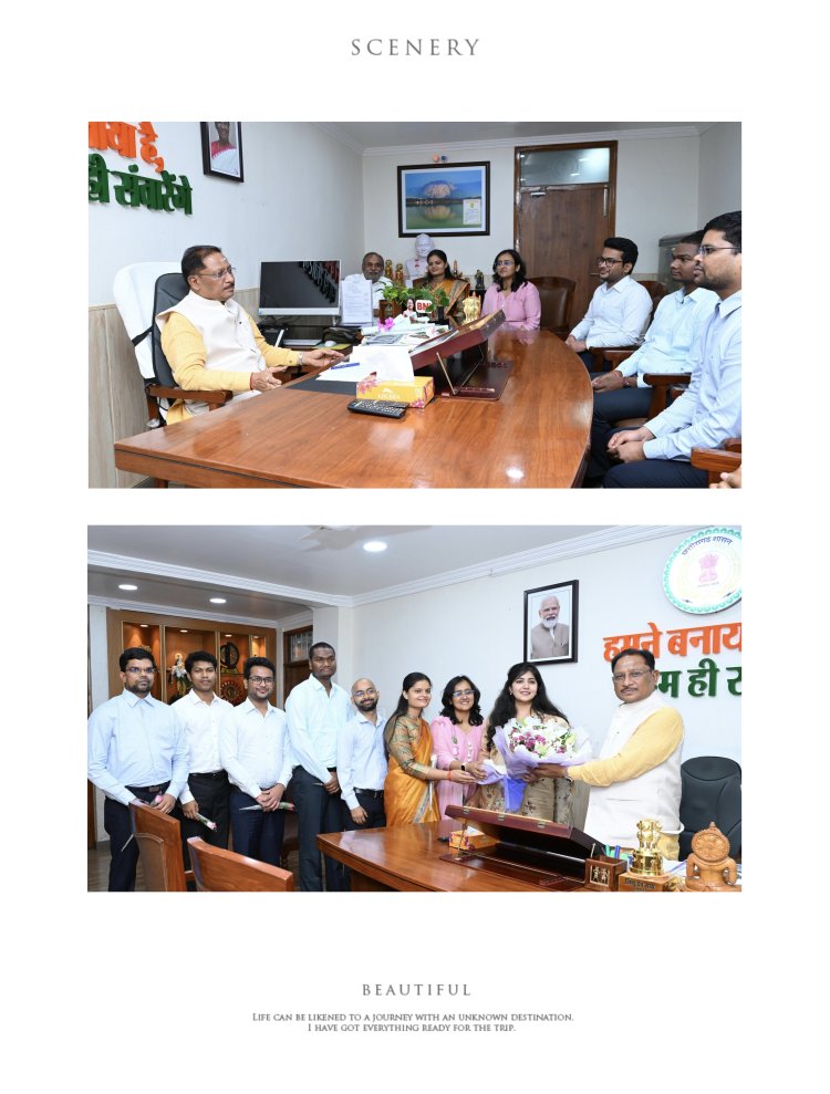 *मुख्यमंत्री विष्णु देव साय से छत्तीसगढ़ से अखिल भारतीय सेवाओं में चयनित अभ्यर्थियों ने की सौजन्य मुलाकात*