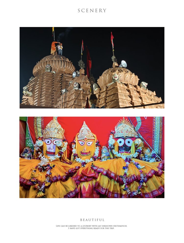 *दोकड़ा में श्रद्धा और भक्ति के साथ हुआ भगवान जगन्नाथ का भव्य सुना वेश*