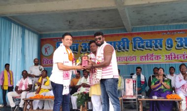 सामाजिक सौहार्द की मिसाल बने चंद्रशेखर अग्रवाल, सर्व आदिवासी समाज ने किया सम्मान*