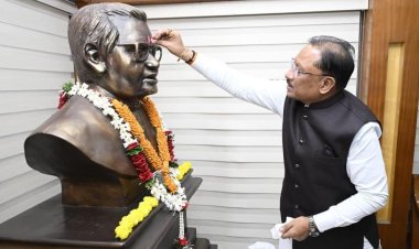 *मुख्यमंत्री विष्णु देव साय ने भारत रत्न श्रद्धेय अटल बिहारी वाजपेयी की पुण्यतिथि पर किया नमन*