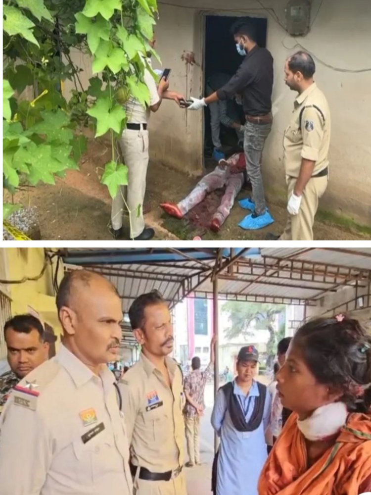 *विवाद के बाद युवक ने काट लिया गला, युवती ने भी चाकू से काटा अपना गला; युवक की मौत, युवती का चल रहा इलाज*