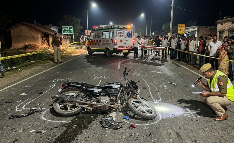 *NH-43 पर अज्ञात वाहन ने बाइक सवार दो दोस्तों को मारी टक्कर, एक की मौत; दूसरा गंभीर*
