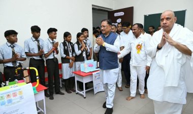 *बनोरा अघोर गुरु पीठ पहुंचे मुख्यमंत्री विष्णु देव साय*