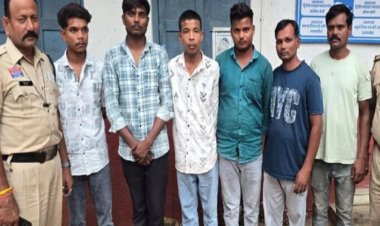 प्रतिमा विसर्जन के दौरान प्रशिक्षु DSP से मारपीट, कार में भी की तोड़फोड़; 6 आरोपी गिरफ्तार