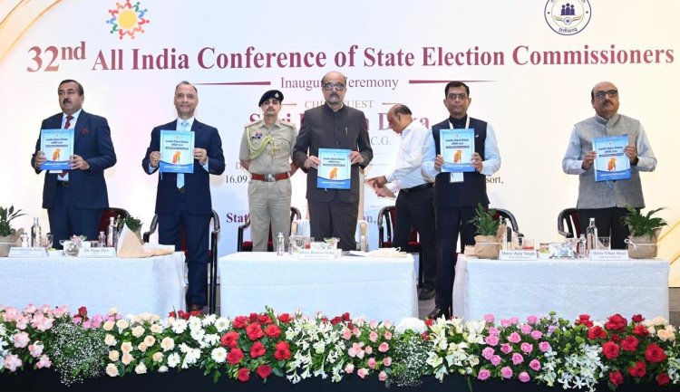 *नवा रायपुर में राज्य निर्वाचन आयुक्तों के 32वें अखिल भारतीय सम्मेलन का राज्यपाल रामेन डेका ने किया शुभारंभ*