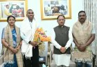 *जशपुर के छोटे से गांव से अंतरराष्ट्रीय मंच तक का सफर*  *मुख्यमंत्री विष्णु देव साय से एशियन गेम्स के कांस्य पदक विजेता एथलीट अनिमेष कुजूर ने की सौजन्य मुलाकात*
