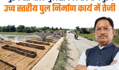 *कोतबा–लावाकेरा मार्ग पर कोकिया नाला में 4.14 करोड़ की लागत से बन रहा उच्च स्तरीय पुल*