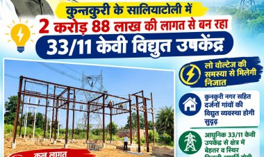 *कुनकुरी नगर वासियों के लिए बड़ी खुशखबरी ,जल्द मिलेगा नया विद्युत उपकेंद्र* 