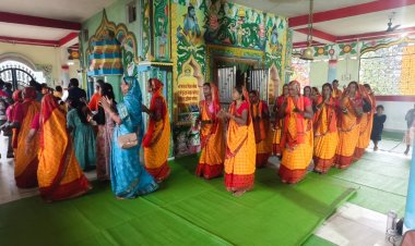 *कार्तिक मास में भक्ति में लीन हुए श्रद्धालु, पमशाला के श्री राधा-कृष्ण मंदिर में चल रहा भजन-कीर्तन*