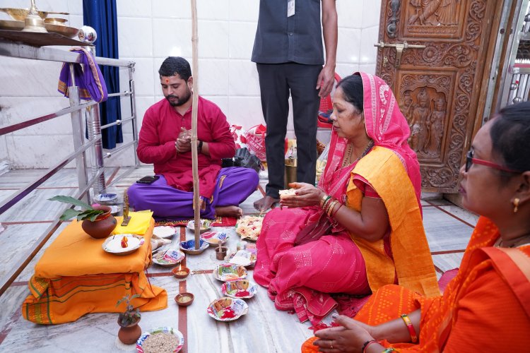 *श्री राधा कृष्ण मंदिर पमशाला में आज से भव्य धार्मिक कार्यक्रम का शुभारंभ*